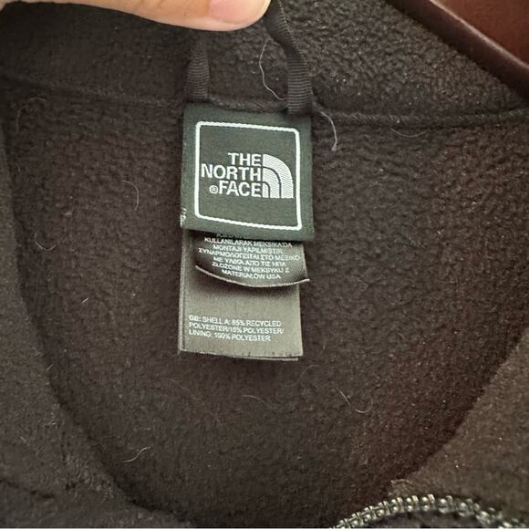 The North Face Women’s Fleece Full Zip Black Jacket Size Medium - Picture 4 of 6